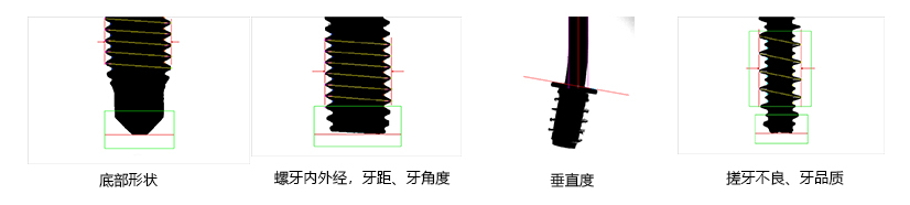 光學篩選機檢測的外觀特征圖